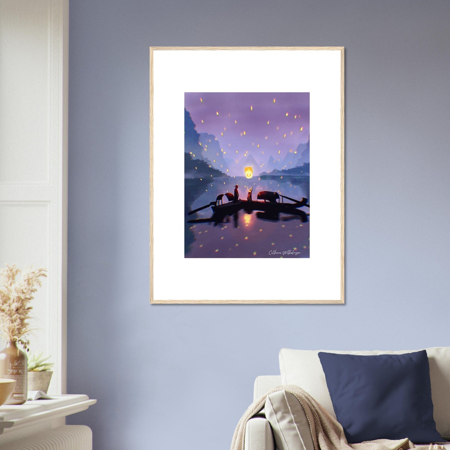 Lanterns for the Unwritten - Kunsttrykk med ramme - PlanetC