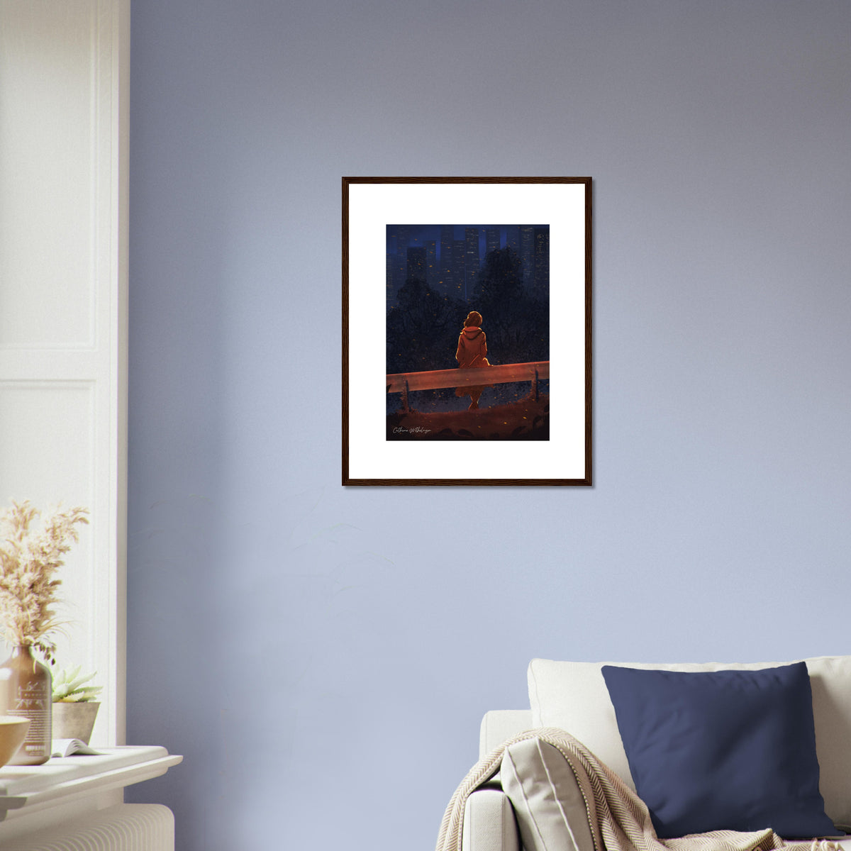 Autumn Thoughts - Kunsttrykk med ramme