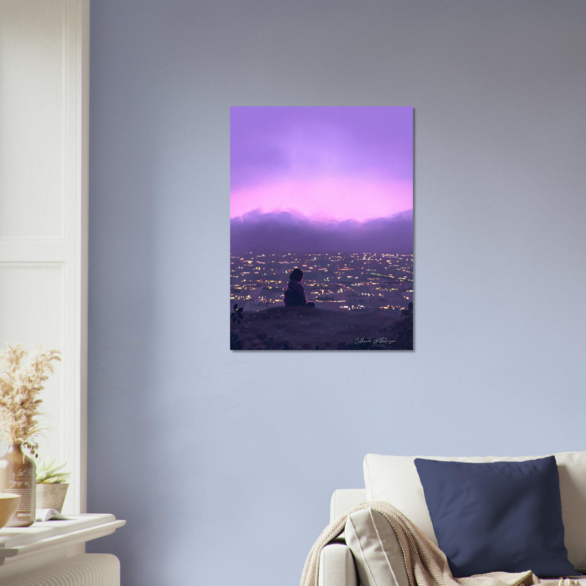 While Thinking About It - Kunsttrykk på aluminium
