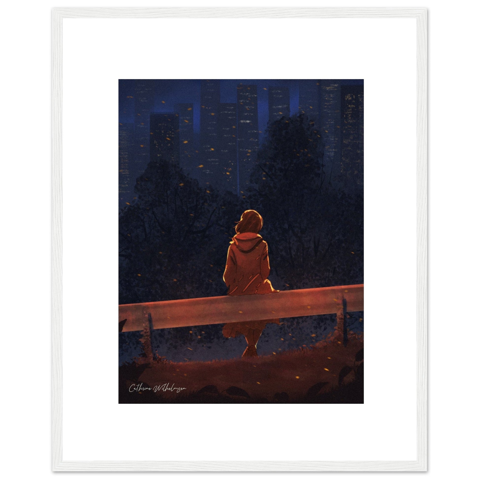 Autumn Thoughts - Art print med treramme - PlanetC