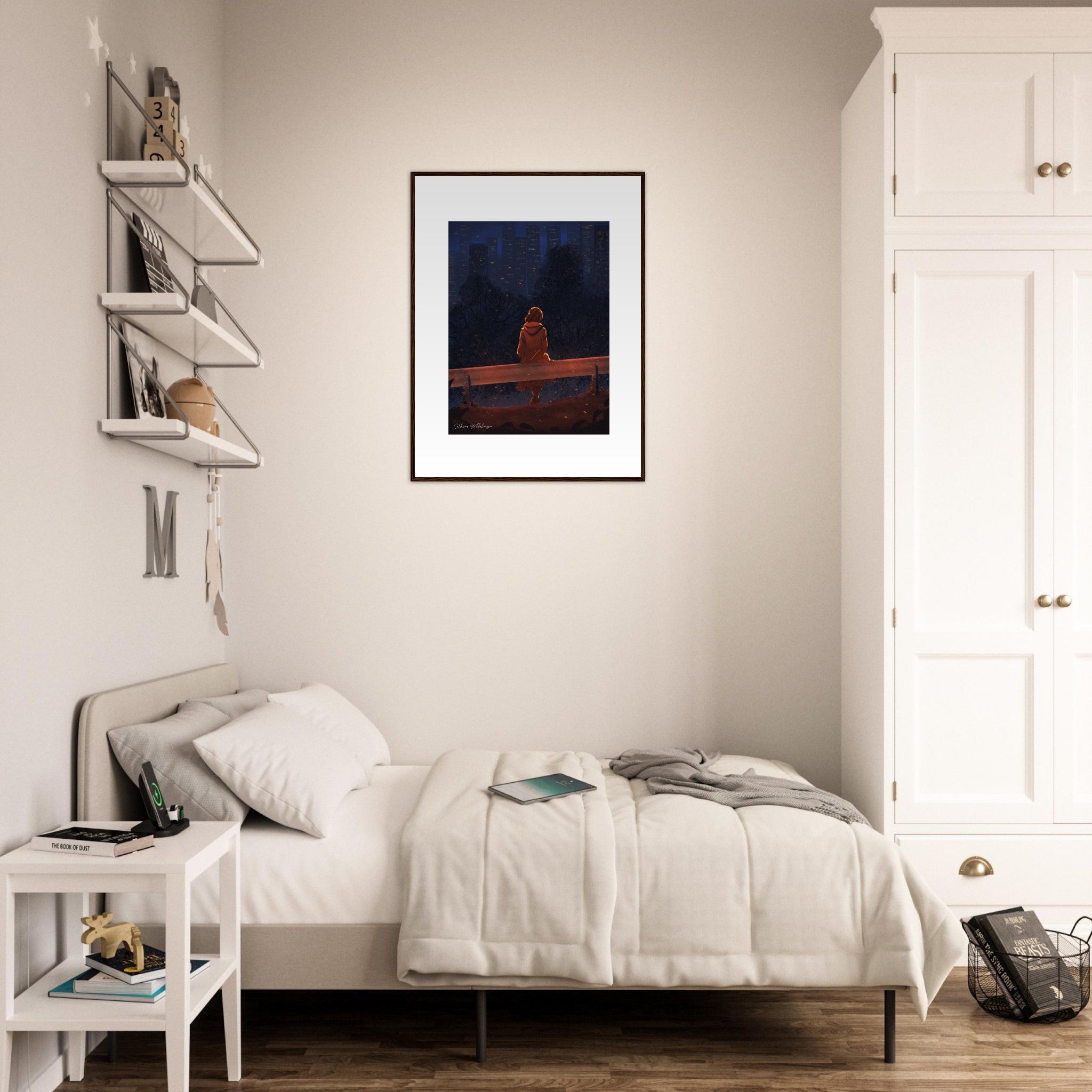 Autumn Thoughts - Art print med treramme - PlanetC