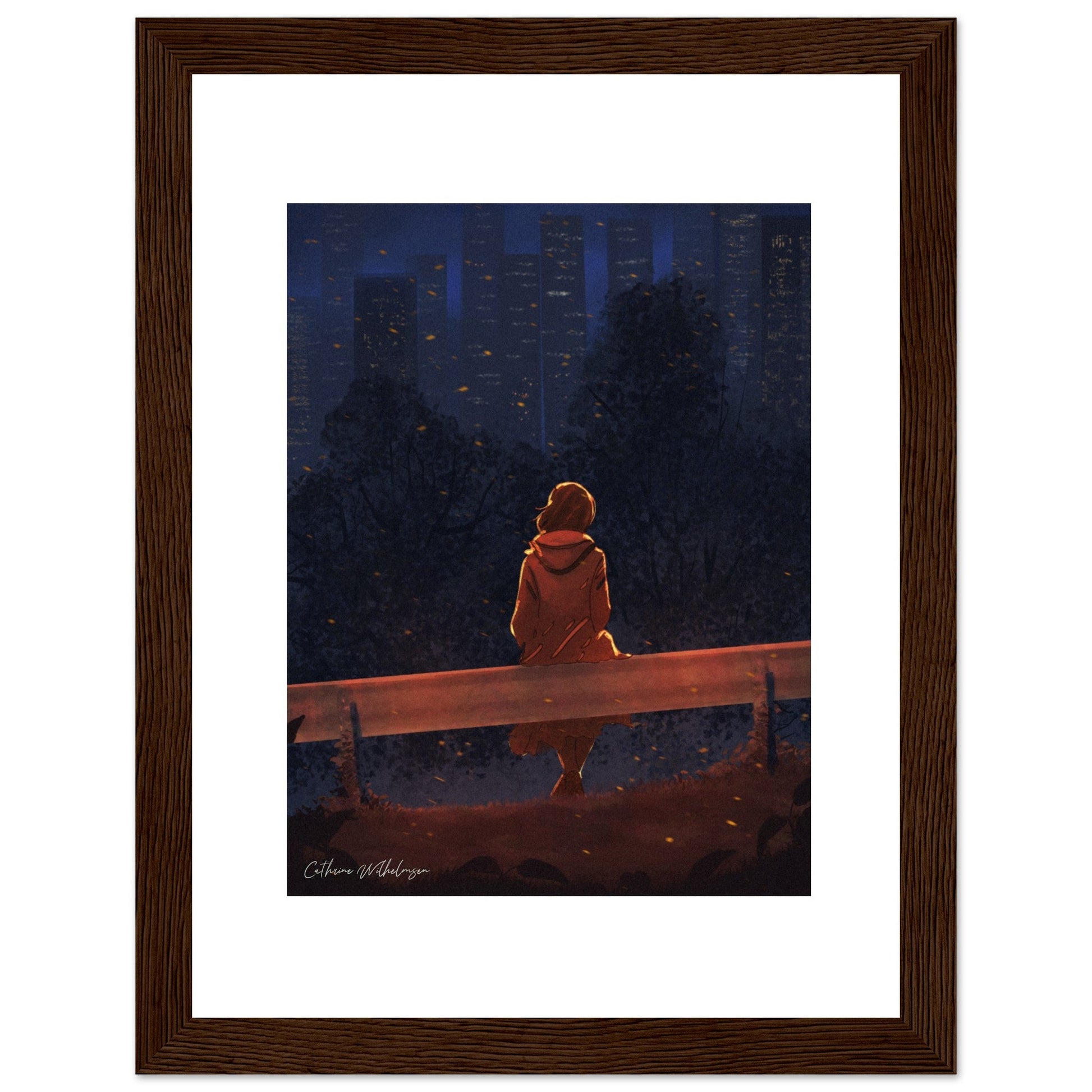 Autumn Thoughts - Art print med treramme - PlanetC