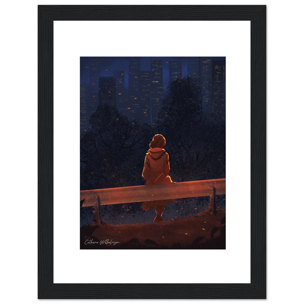 Autumn Thoughts - Art print med treramme - PlanetC