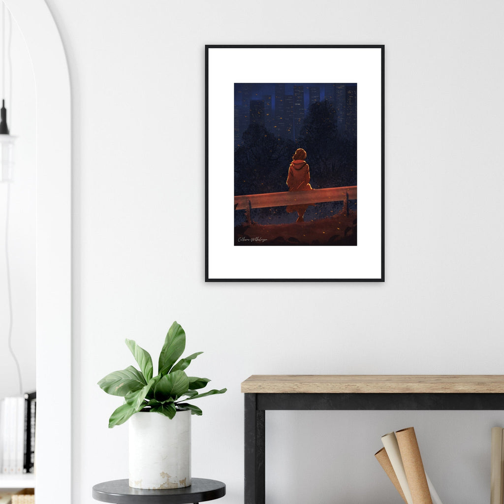 Autumn Thoughts - Art print med treramme - PlanetC