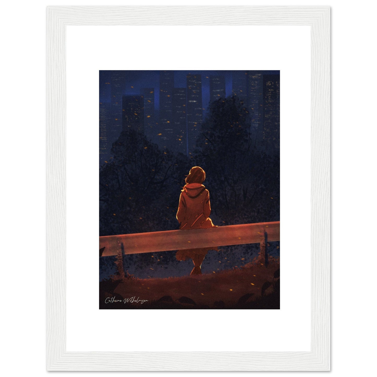 Autumn Thoughts - Art print med treramme - PlanetC