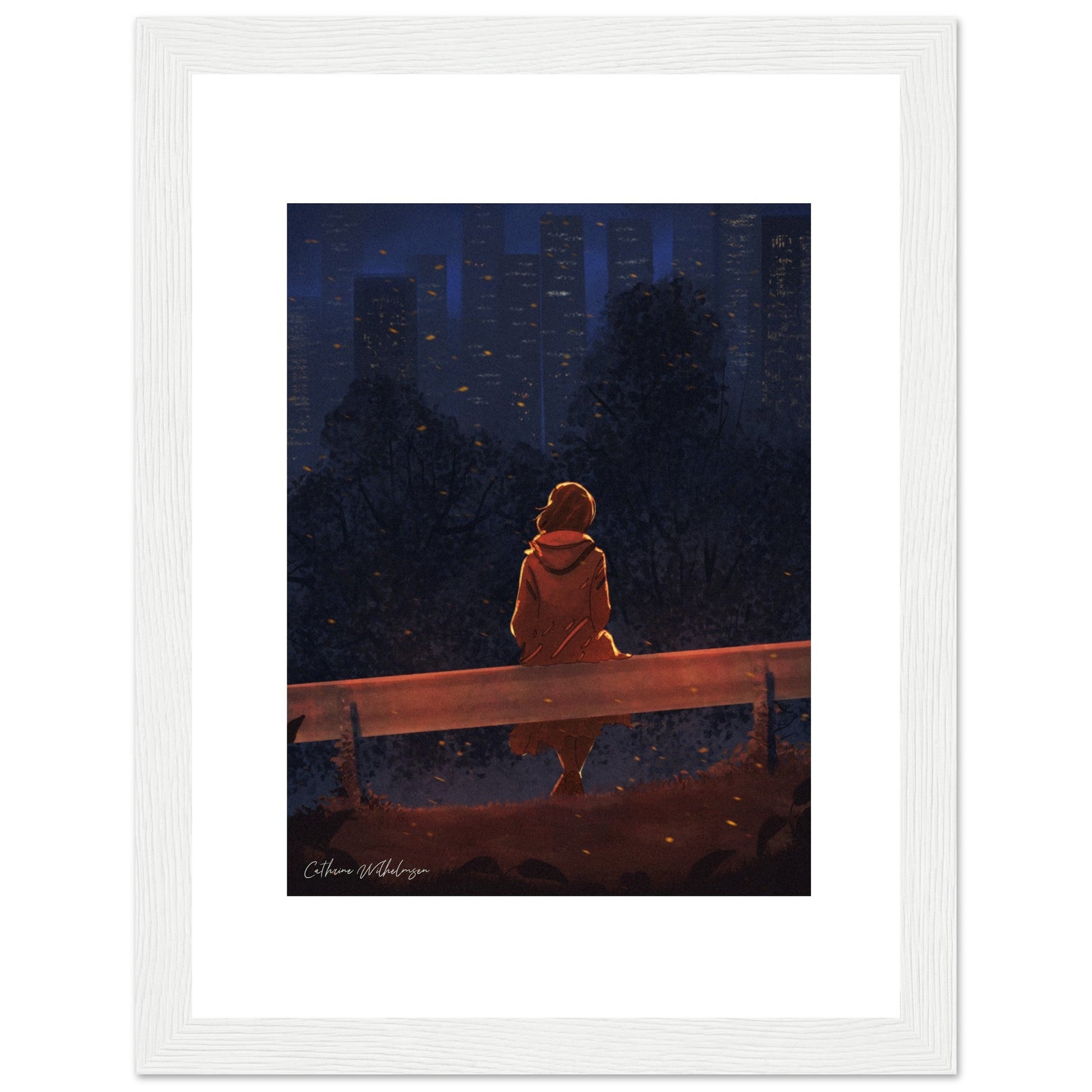 Autumn Thoughts - Art print med treramme - PlanetC