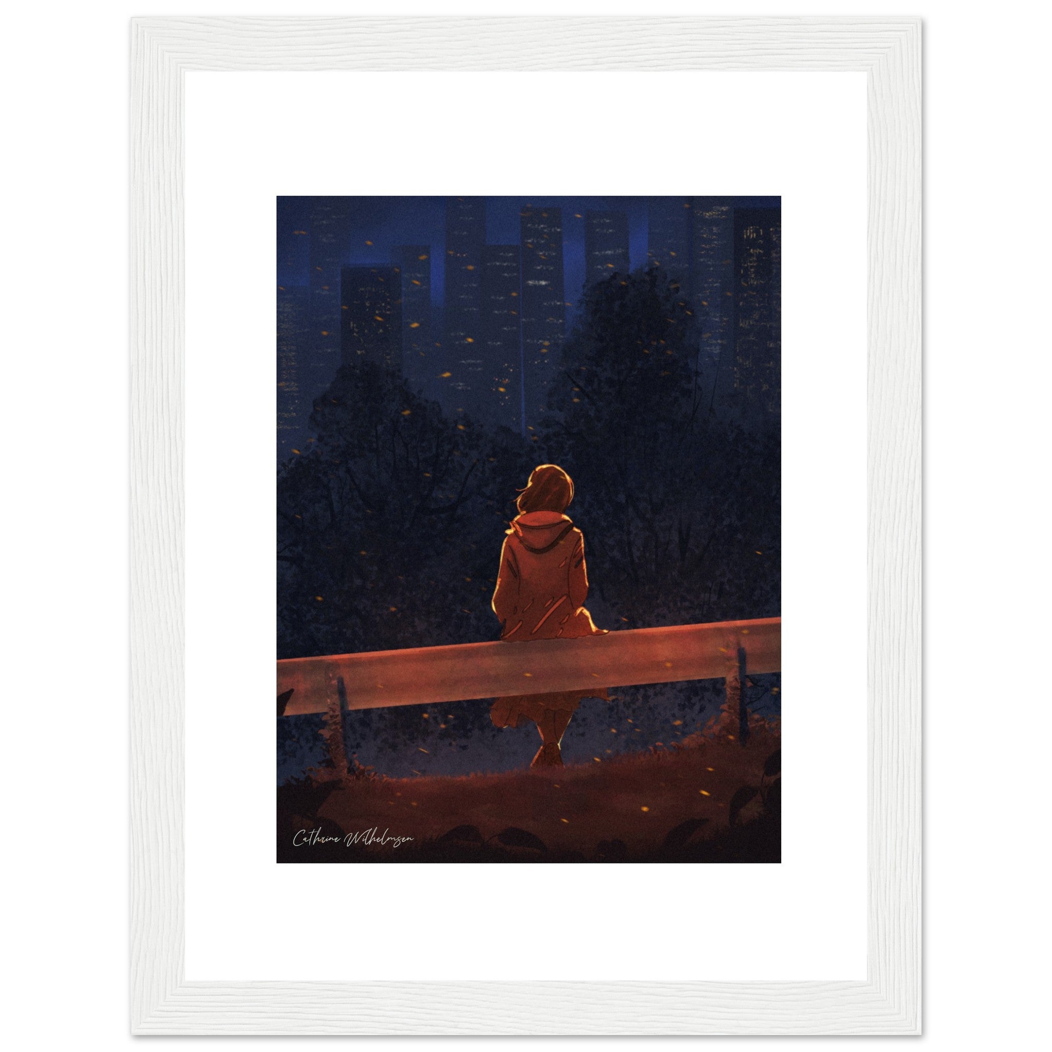 Autumn Thoughts - Art print med treramme - PlanetC