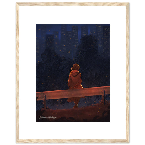 Autumn Thoughts - Art print med treramme - PlanetC