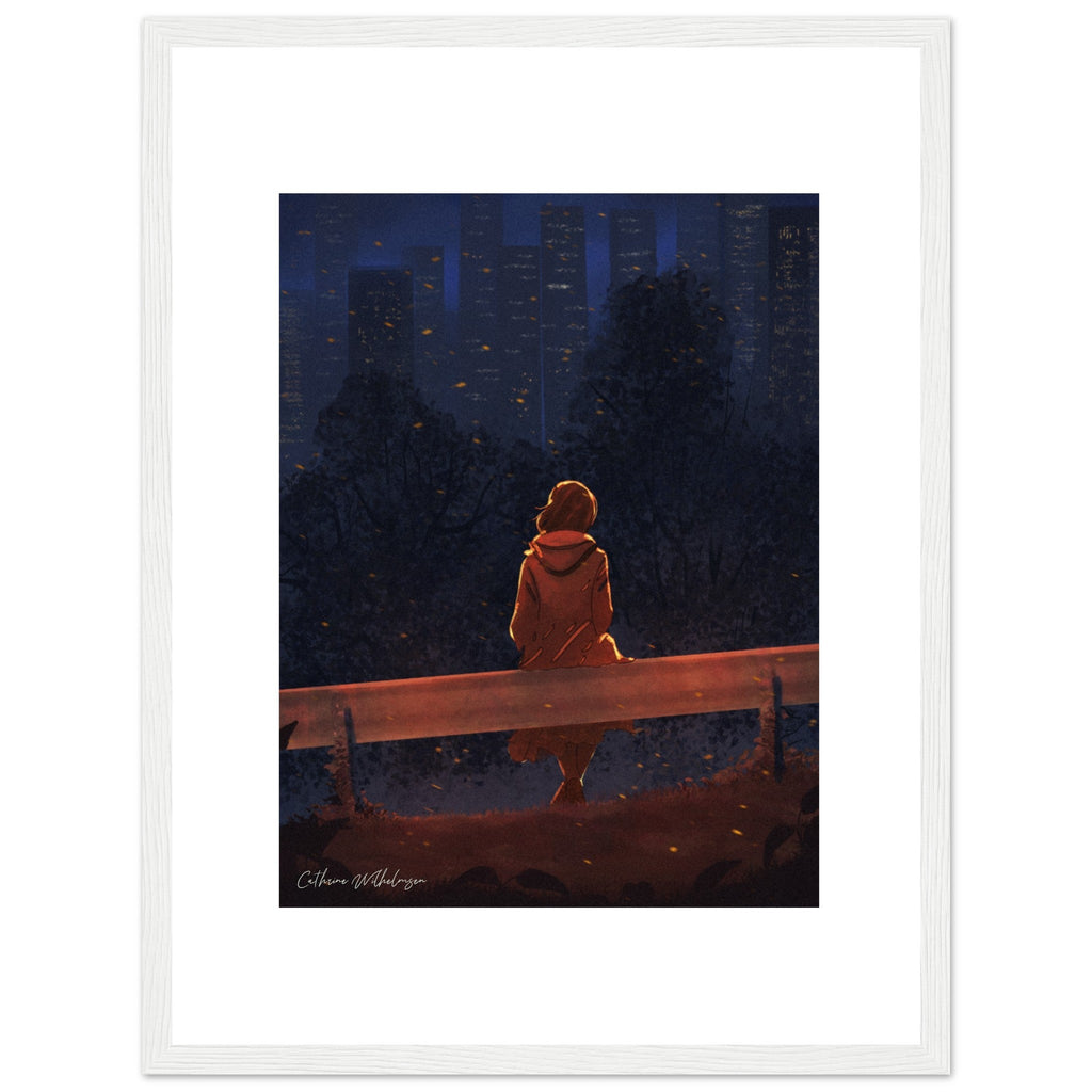 Autumn Thoughts - Art print med treramme - PlanetC