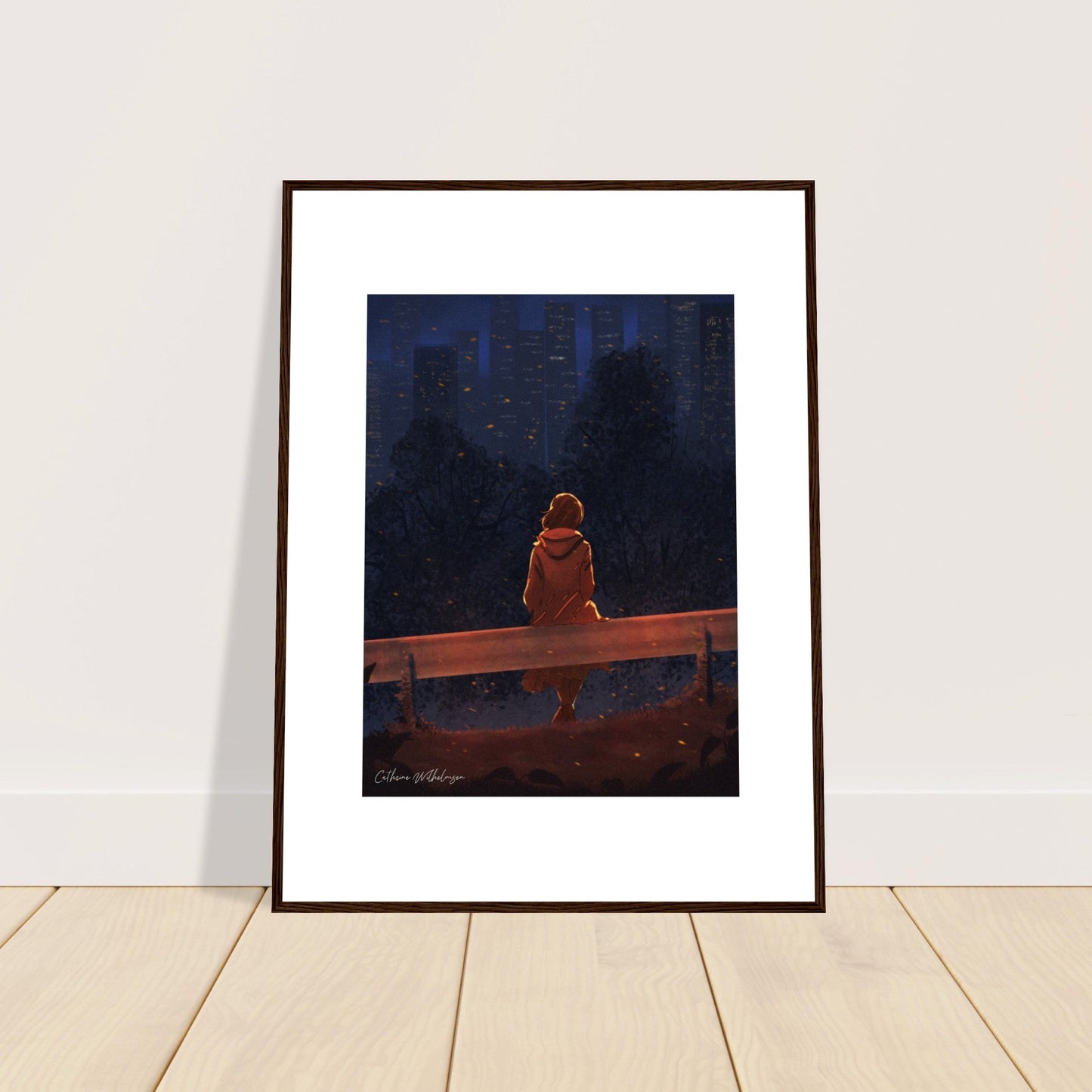 Autumn Thoughts - Art print med treramme - PlanetC