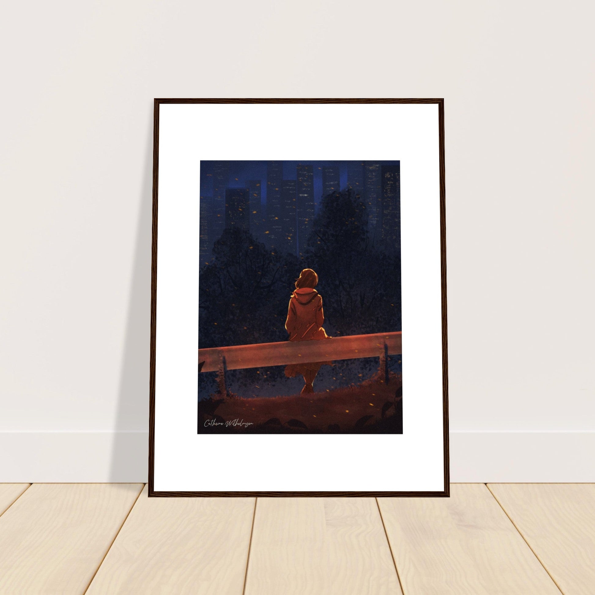 Autumn Thoughts - Art print med treramme - PlanetC