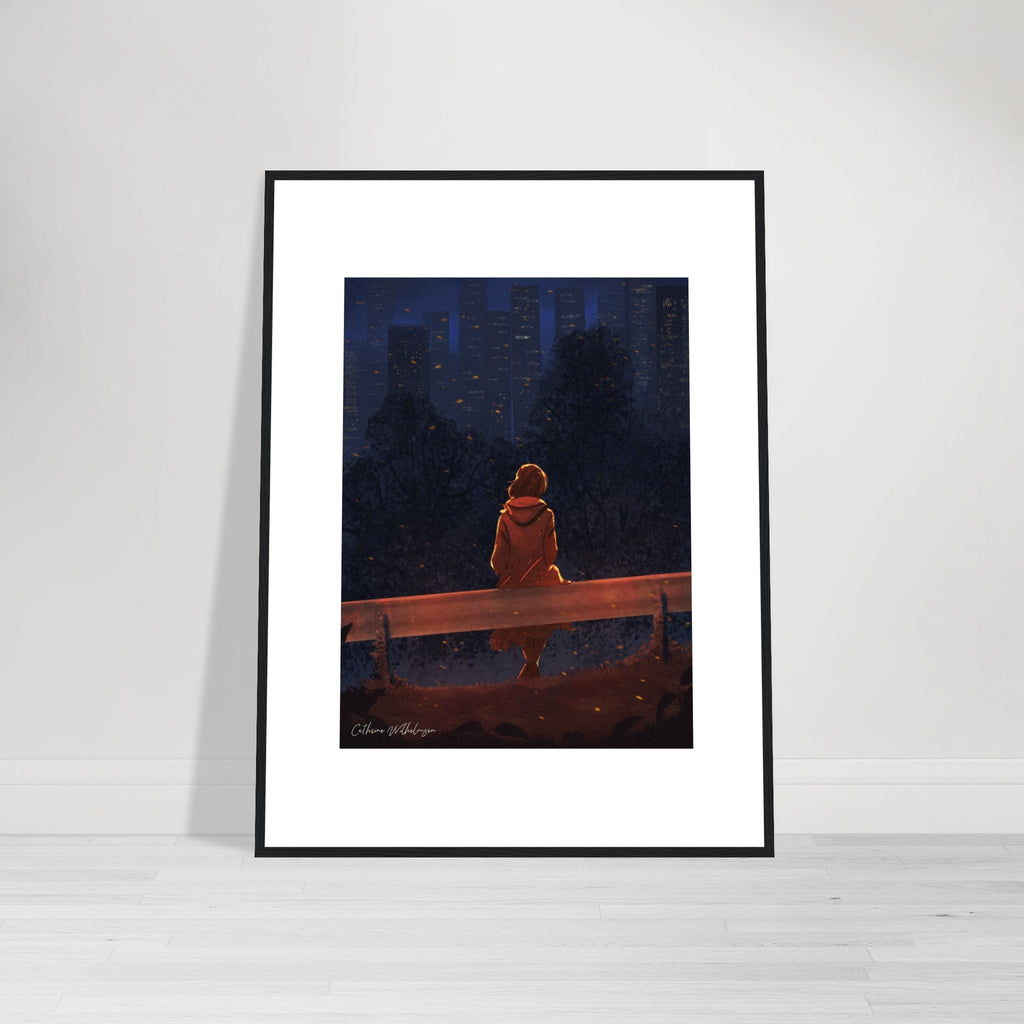 Autumn Thoughts - Art print med treramme - PlanetC