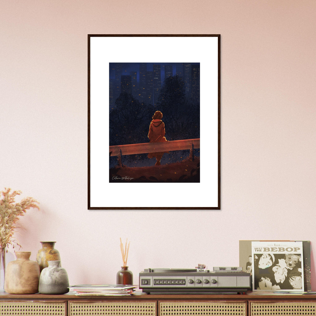 Autumn Thoughts - Art print med treramme - PlanetC