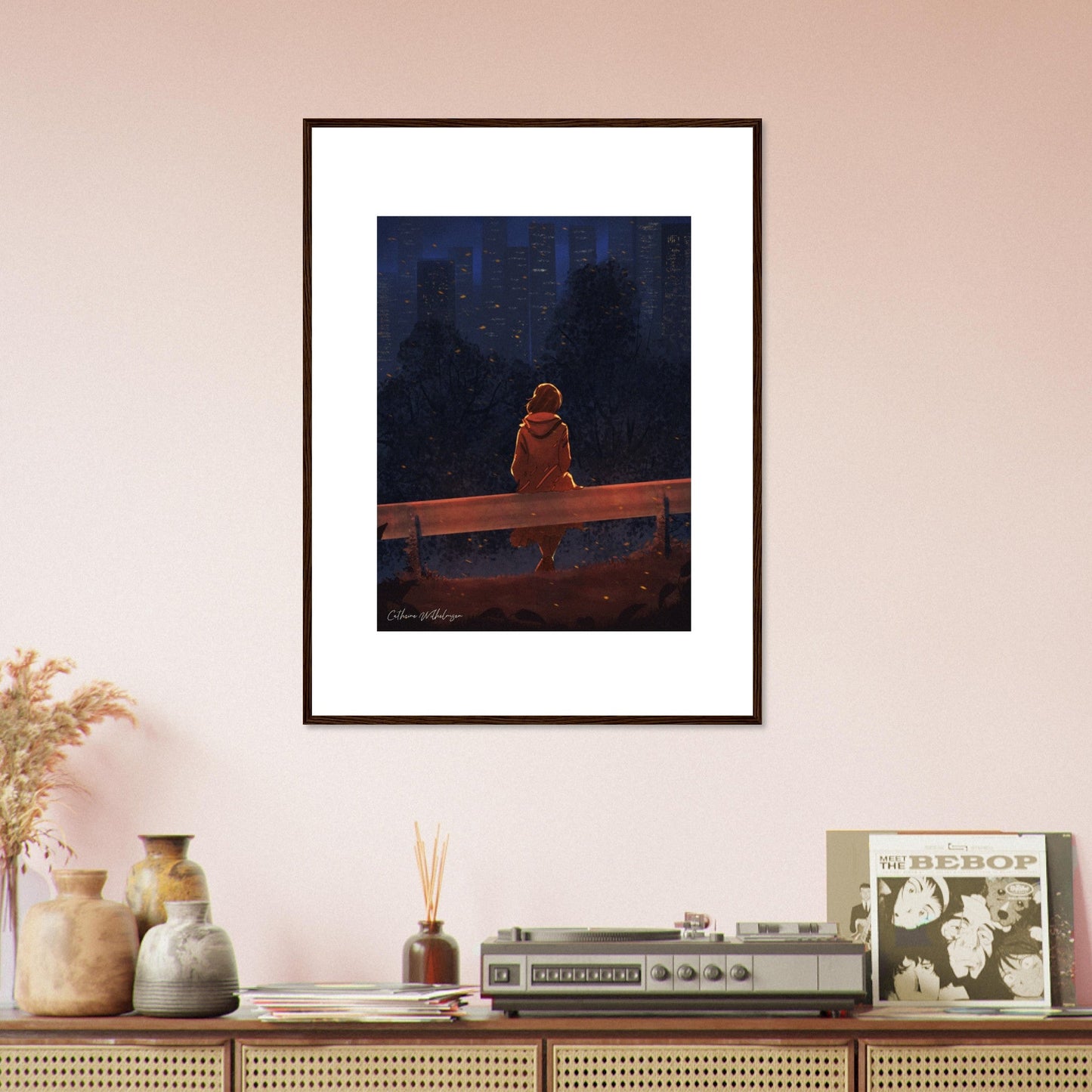 Autumn Thoughts - Art print med treramme - PlanetC