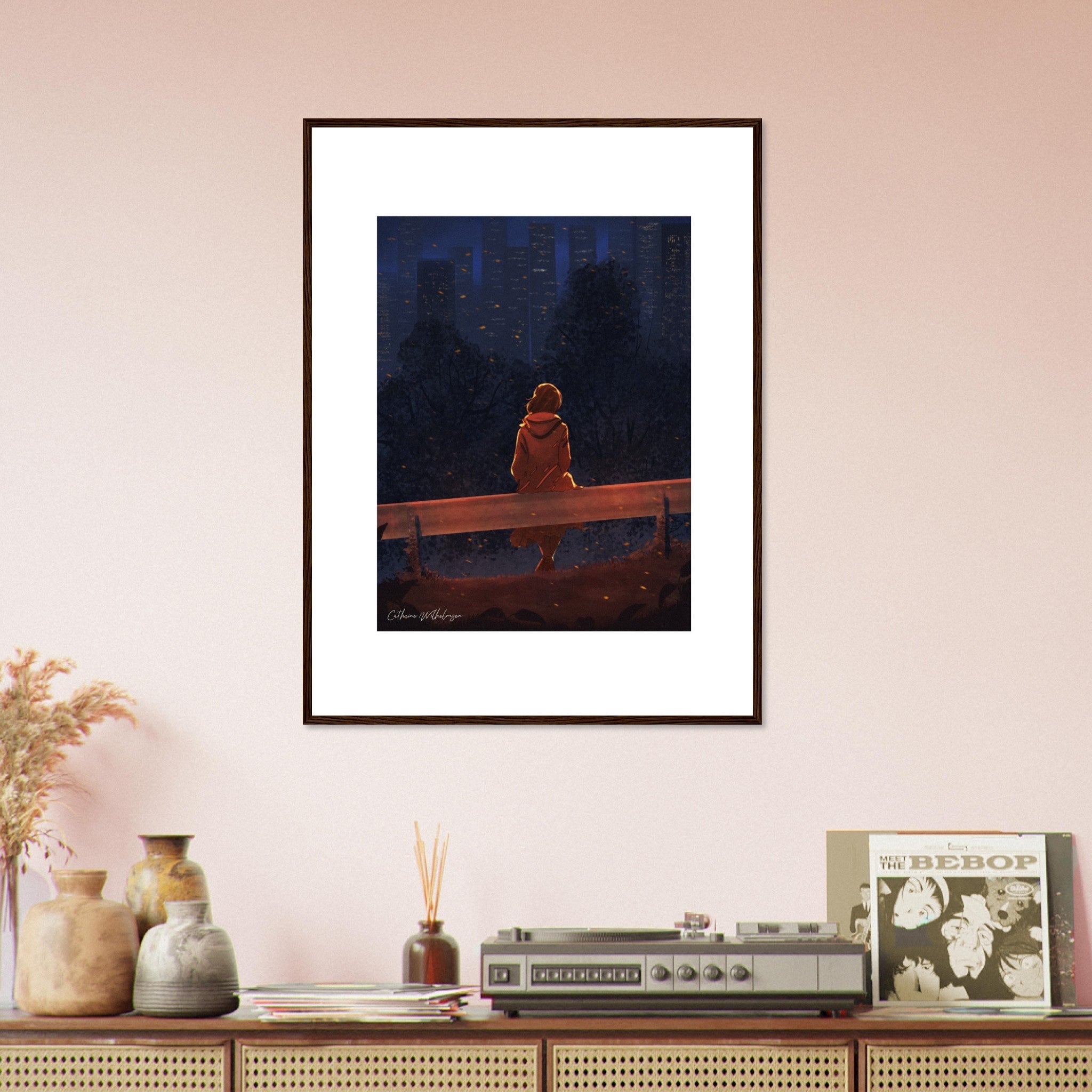 Autumn Thoughts - Art print med treramme - PlanetC