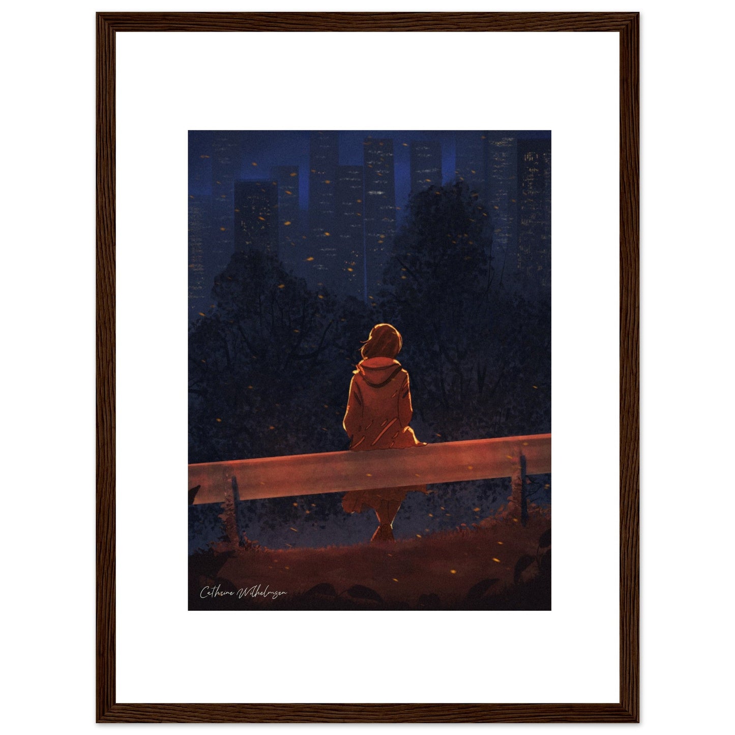 Autumn Thoughts - Art print med treramme - PlanetC