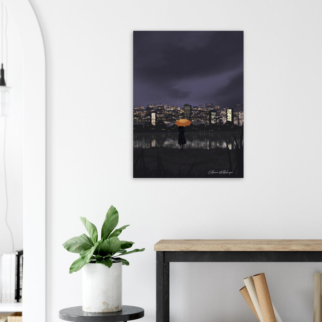 City Lights - Art print på aluminium - PlanetC