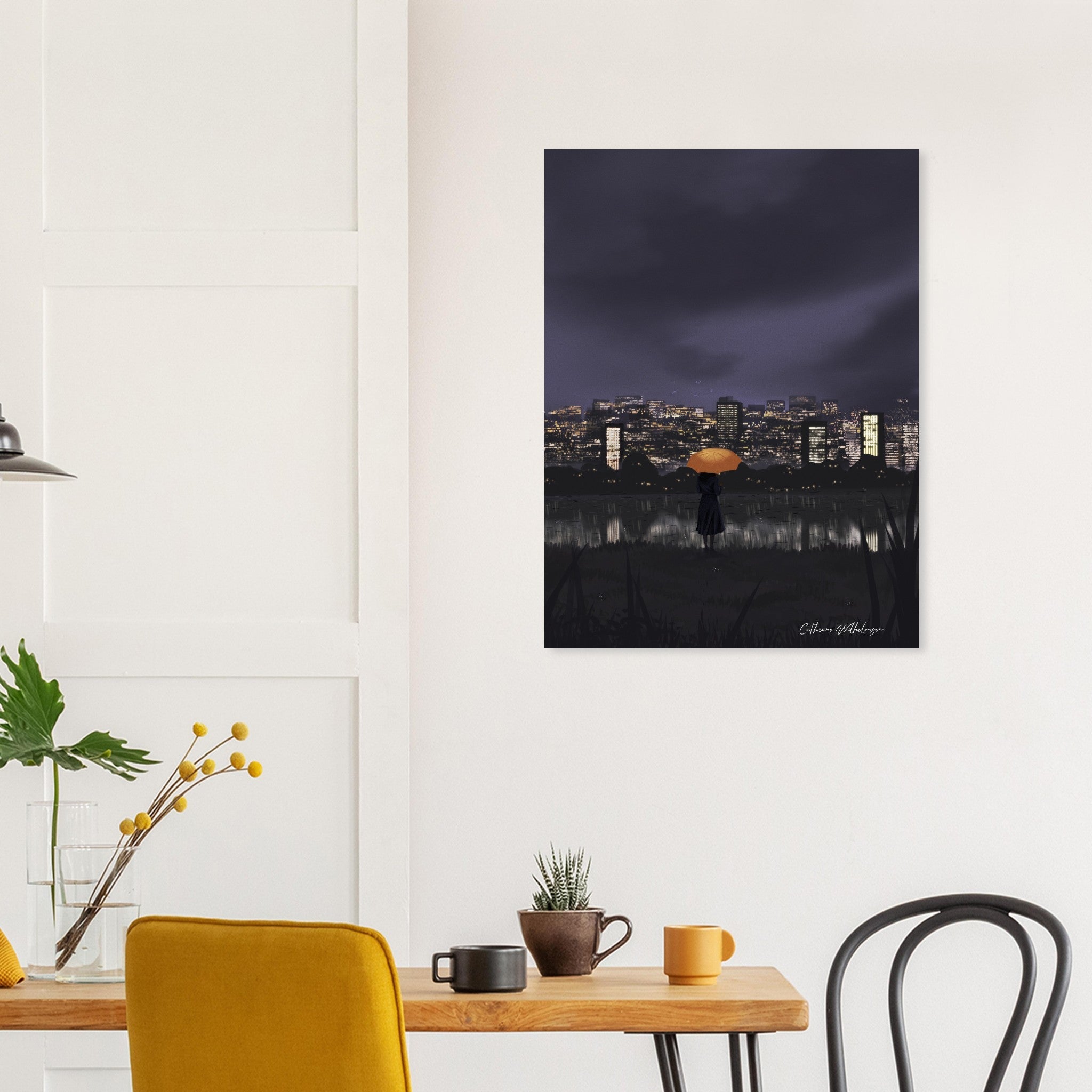 City Lights - Art print på aluminium - PlanetC