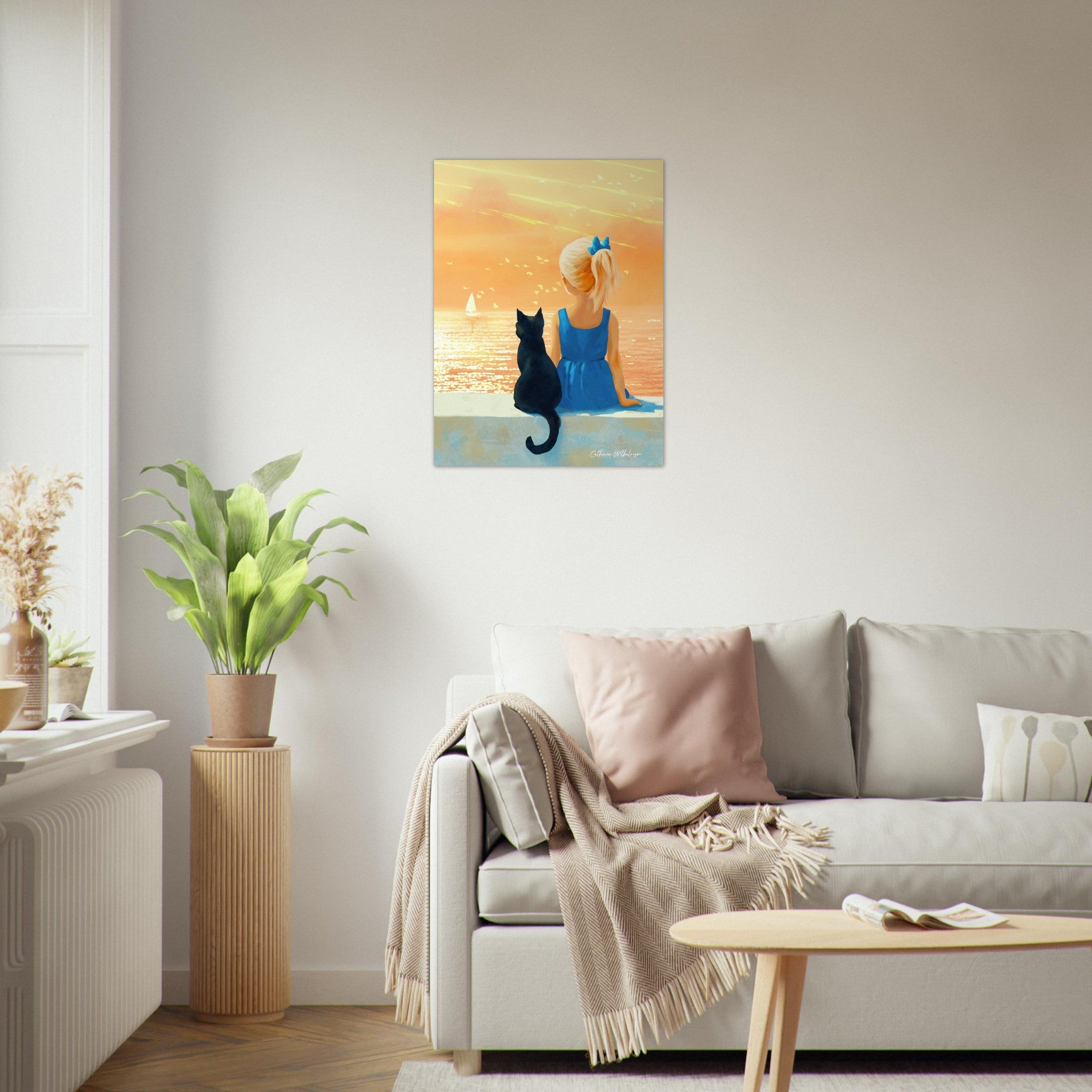 Evening Companions - Aluminum Print - PlanetC