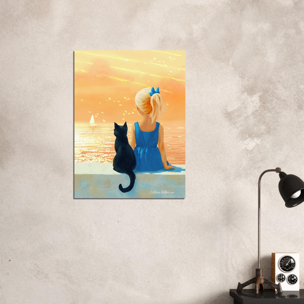 Evening Companions - Aluminum Print - PlanetC