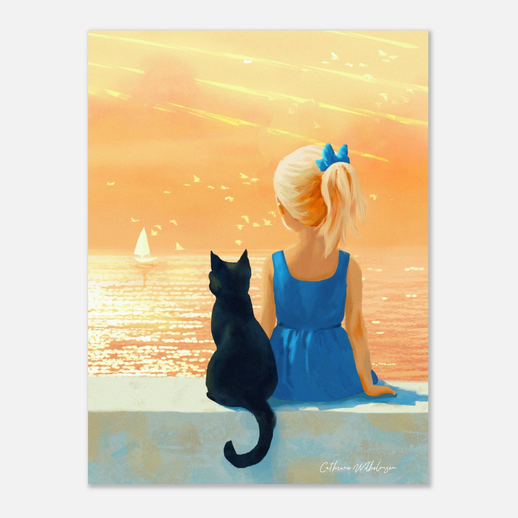 Evening Companions - Aluminum Print - PlanetC