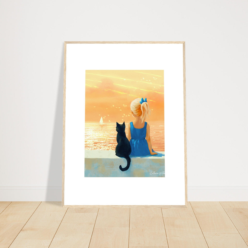 Evening Companions - Kunsttrykk med ramme - PlanetC