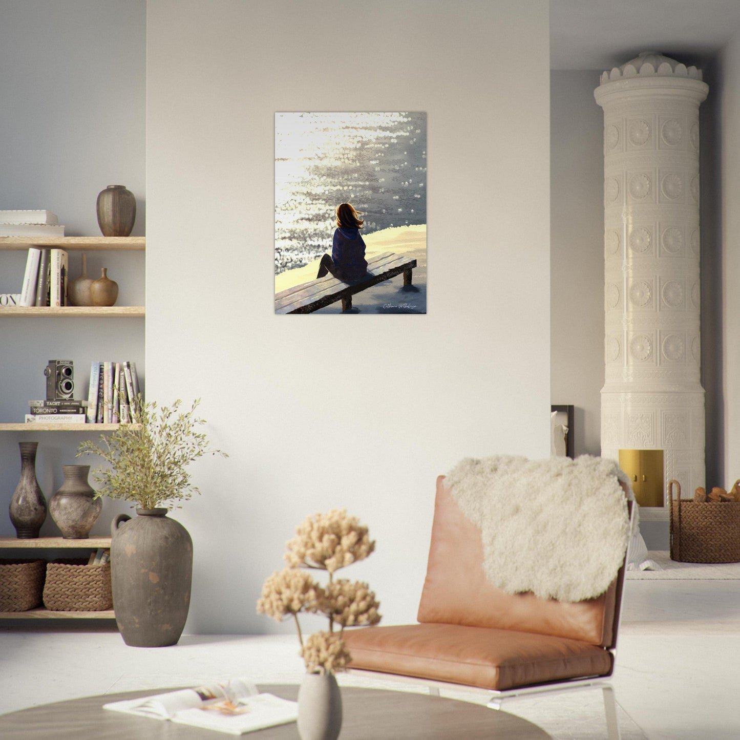 Here Comes The Sun Aluminium Art Print – Uplifting Sun - Inspired Design for Bright Spaces - PlanetC