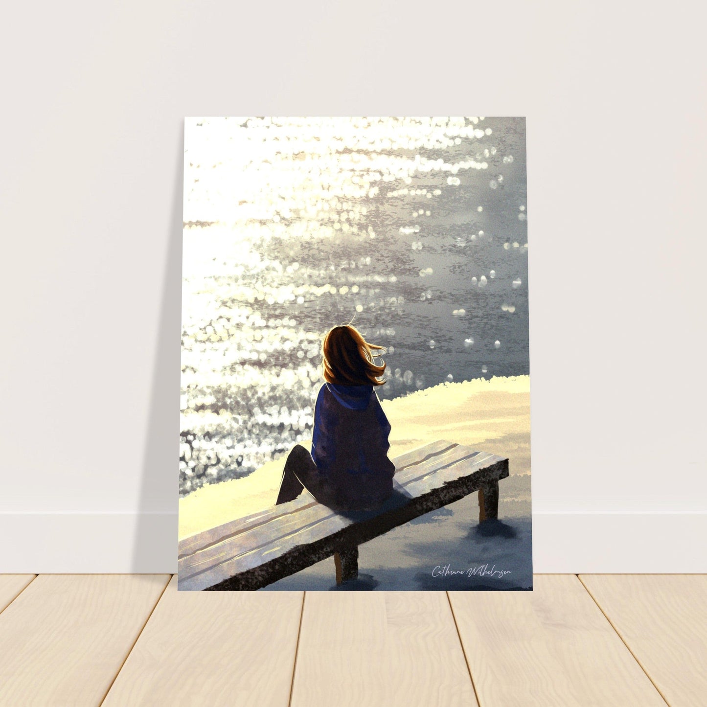 Here Comes The Sun Aluminium Art Print – Uplifting Sun - Inspired Design for Bright Spaces - PlanetC