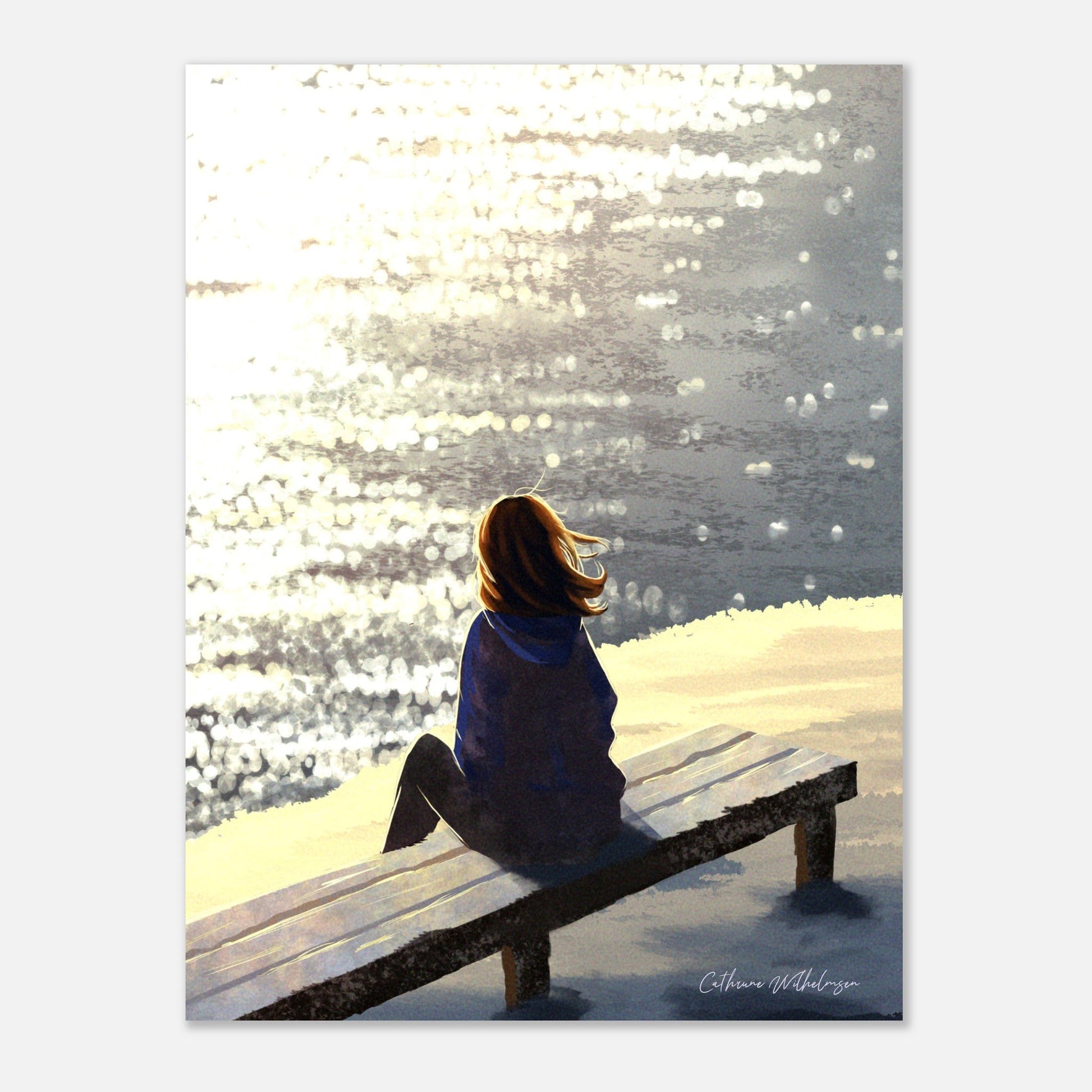 Here Comes The Sun Aluminium Art Print – Uplifting Sun - Inspired Design for Bright Spaces - PlanetC