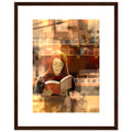 Kafékos - Art print med treramme - PlanetC