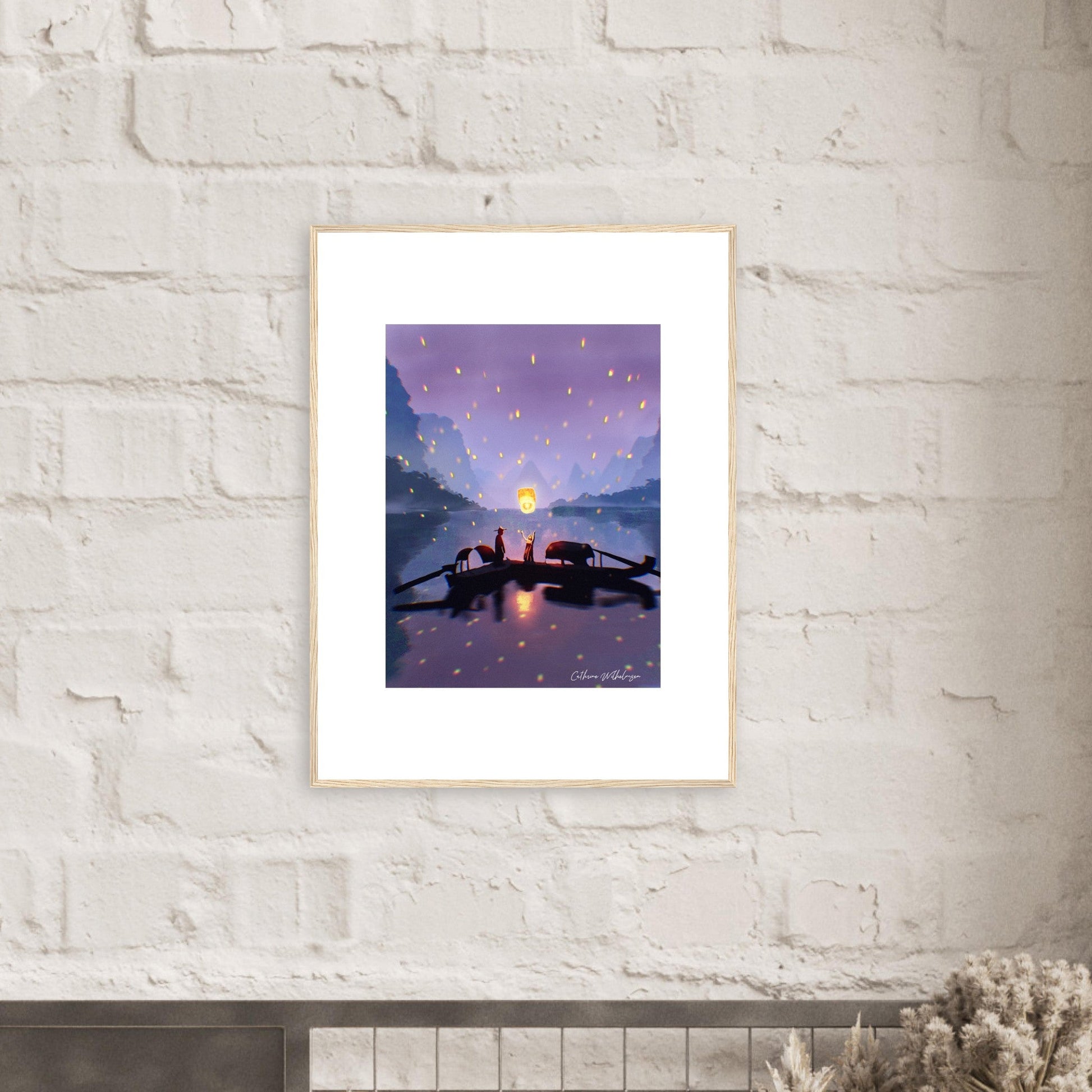 Lanterns for the Unwritten - Kunsttrykk med ramme - PlanetC