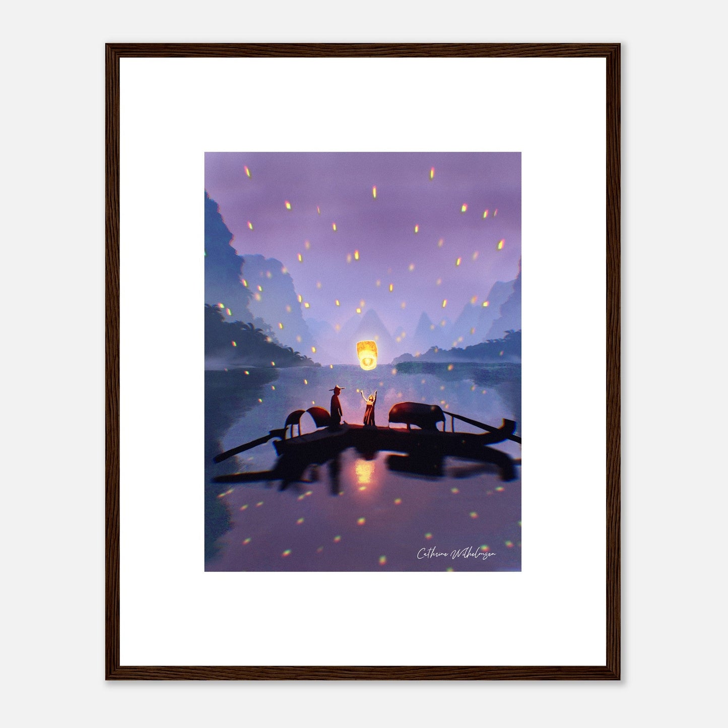 Lanterns for the Unwritten - Kunsttrykk med ramme - PlanetC