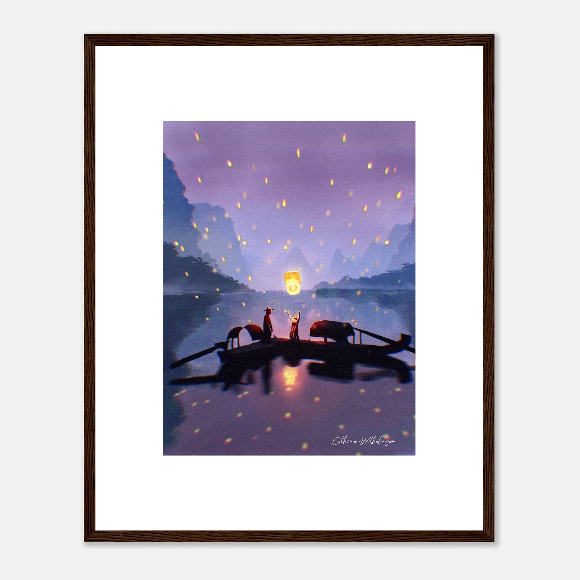 Lanterns for the Unwritten - Kunsttrykk med ramme - PlanetC