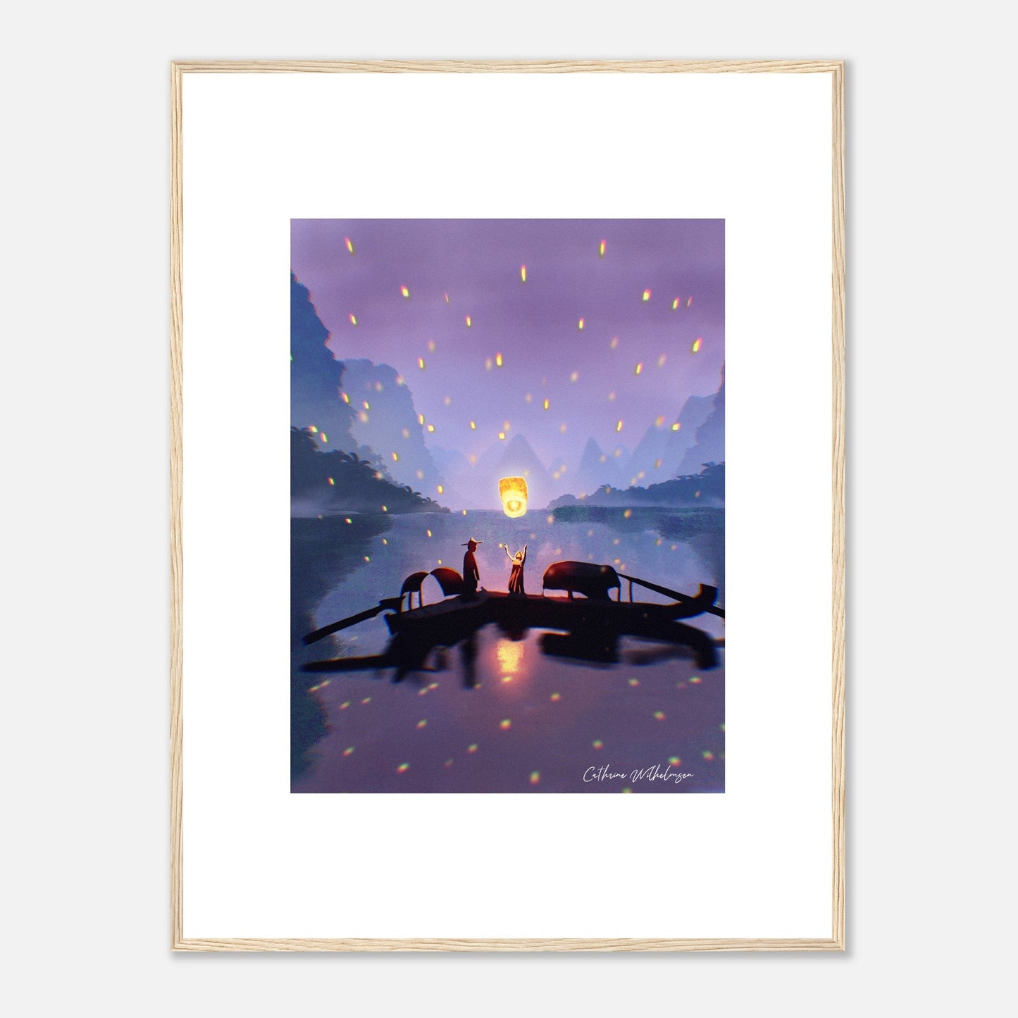 Lanterns for the Unwritten - Kunsttrykk med ramme - PlanetC