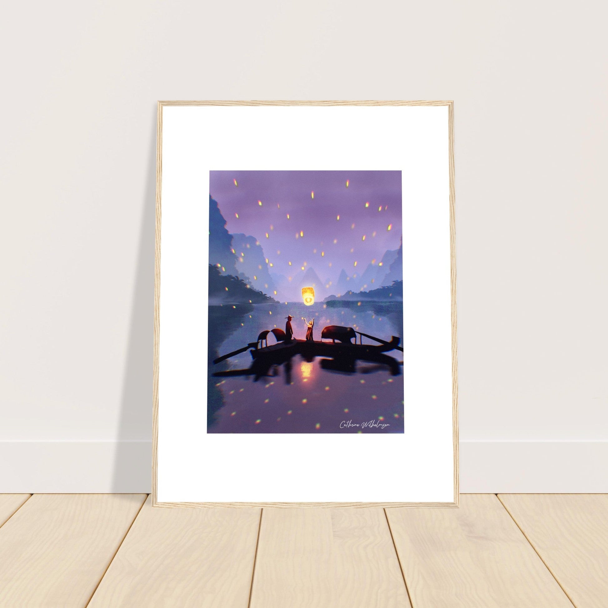 Lanterns for the Unwritten - Kunsttrykk med ramme - PlanetC