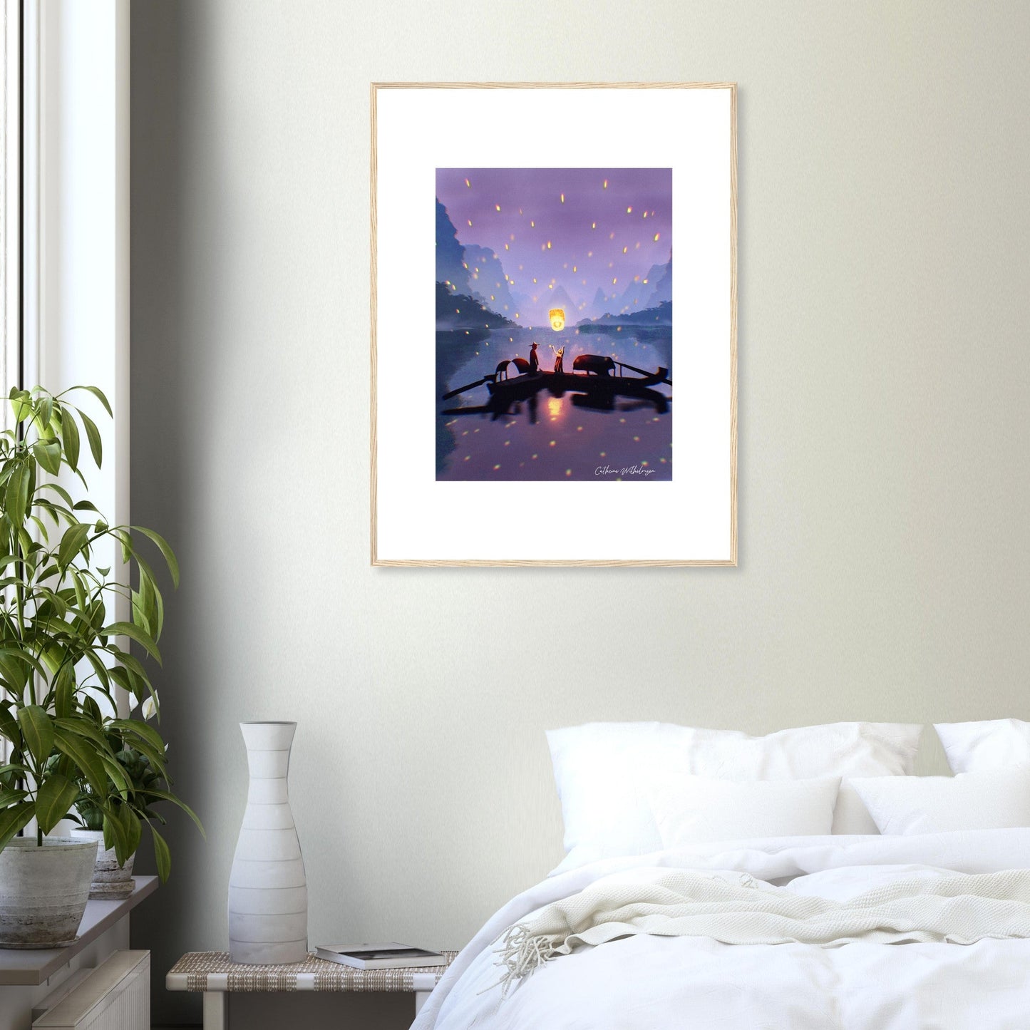 Lanterns for the Unwritten - Kunsttrykk med ramme - PlanetC