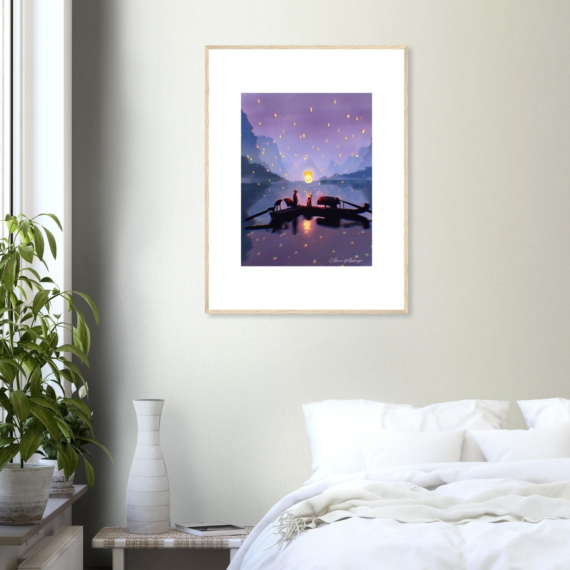 Lanterns for the Unwritten - Kunsttrykk med ramme - PlanetC