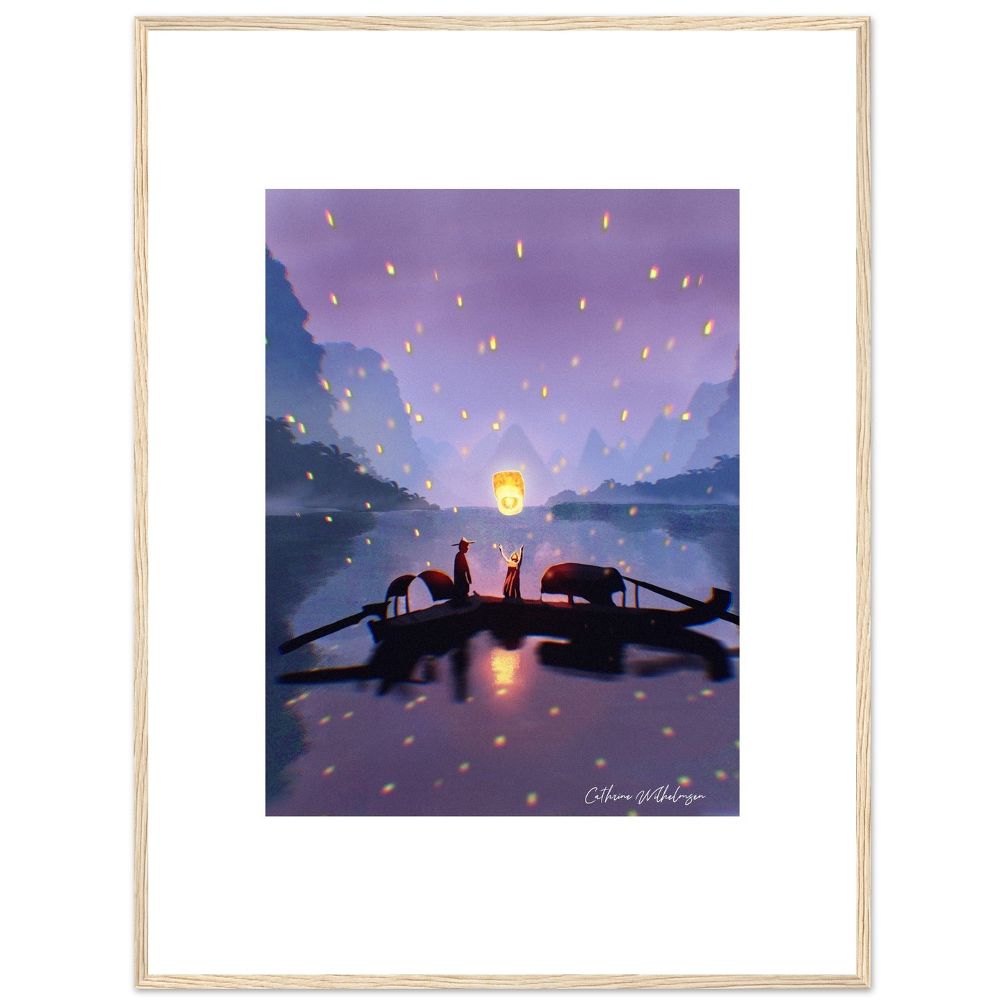 Lanterns for the Unwritten - Kunsttrykk med ramme - PlanetC