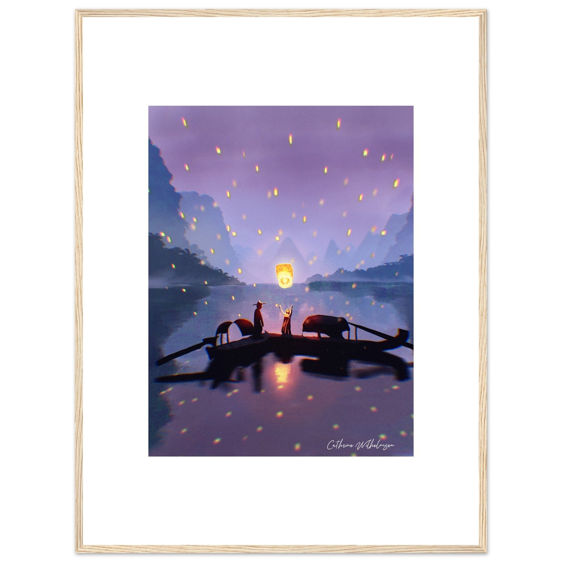 Lanterns for the Unwritten - Kunsttrykk med ramme - PlanetC