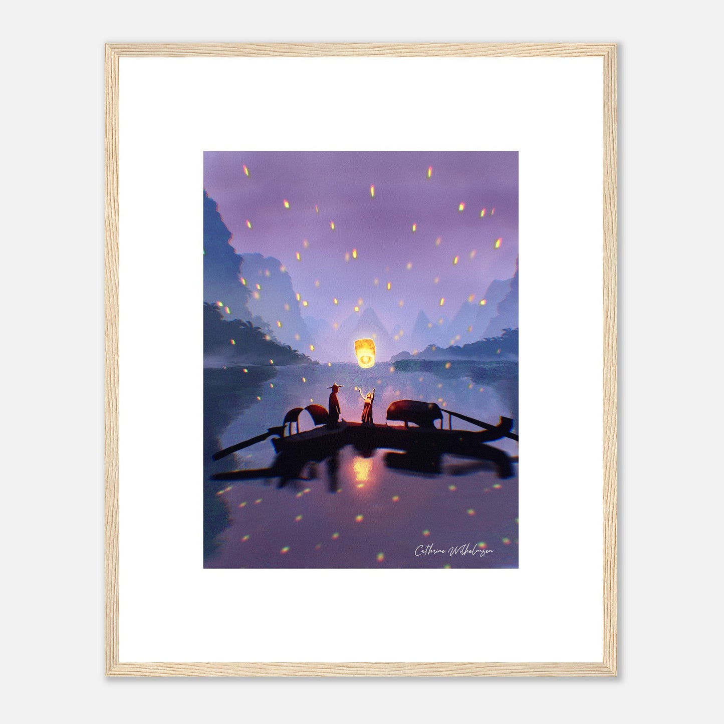 Lanterns for the Unwritten - Kunsttrykk med ramme - PlanetC