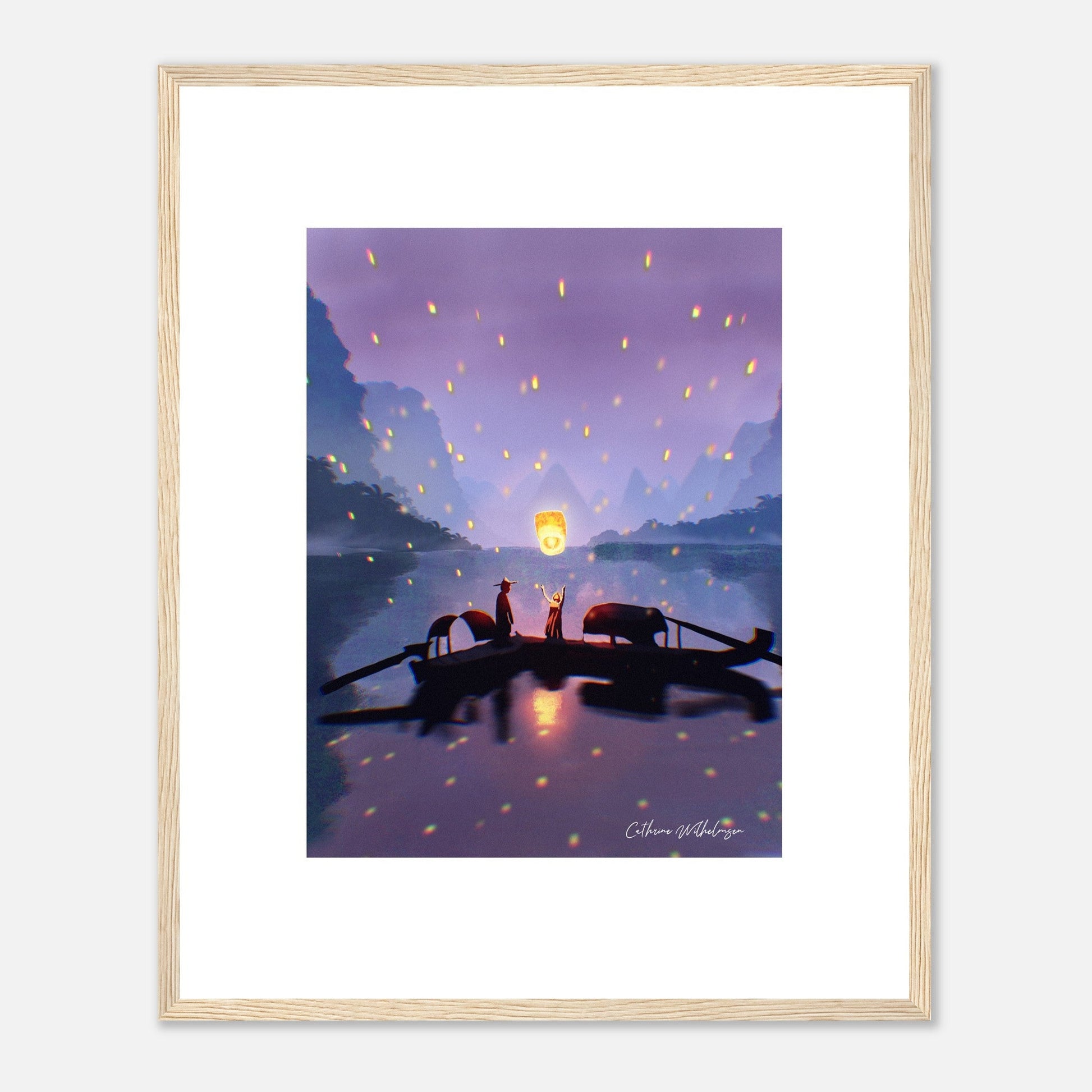 Lanterns for the Unwritten - Kunsttrykk med ramme - PlanetC