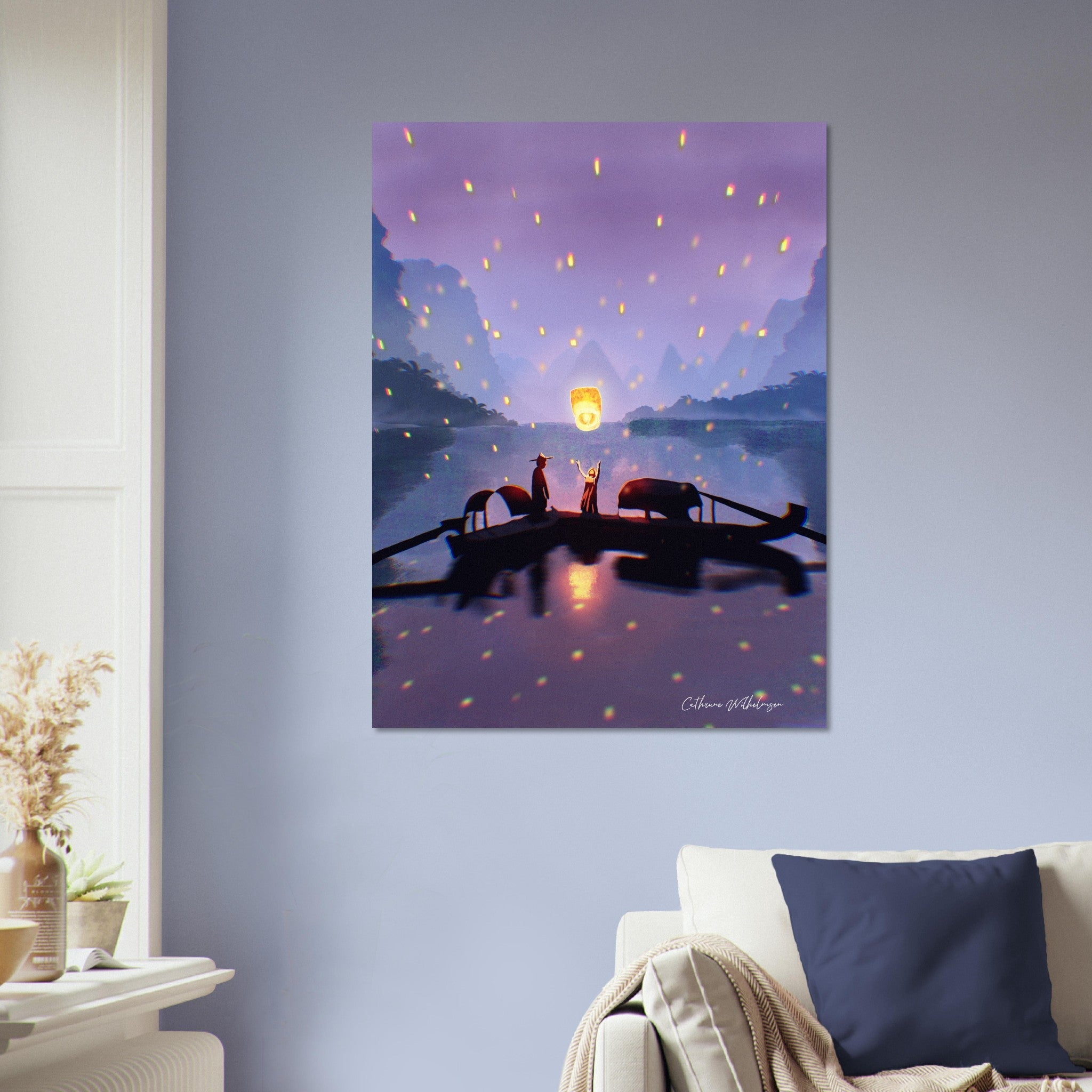 Lanterns for the Unwritten - Kunsttrykk på aluminium - PlanetC