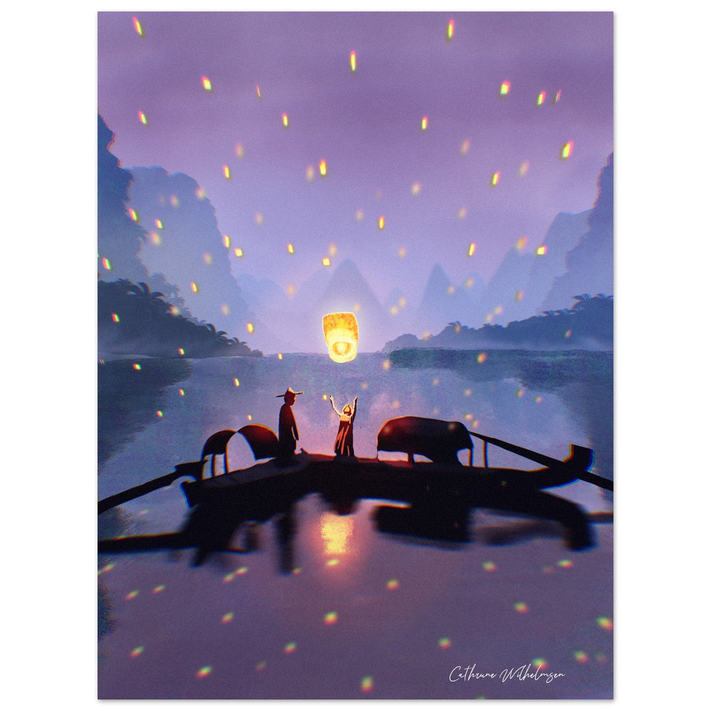 Lanterns for the Unwritten - Kunsttrykk på aluminium - PlanetC