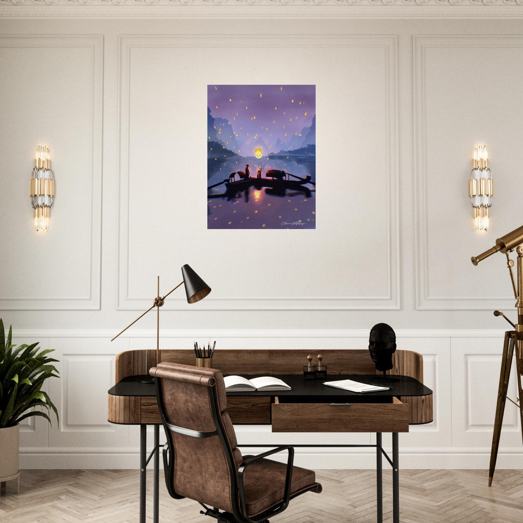 Lanterns for the Unwritten - Kunsttrykk på aluminium - PlanetC