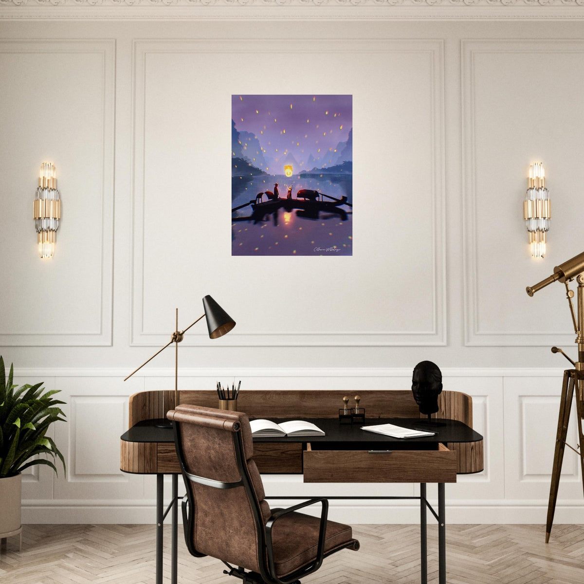 Lanterns for the Unwritten - Kunsttrykk på aluminium - PlanetC