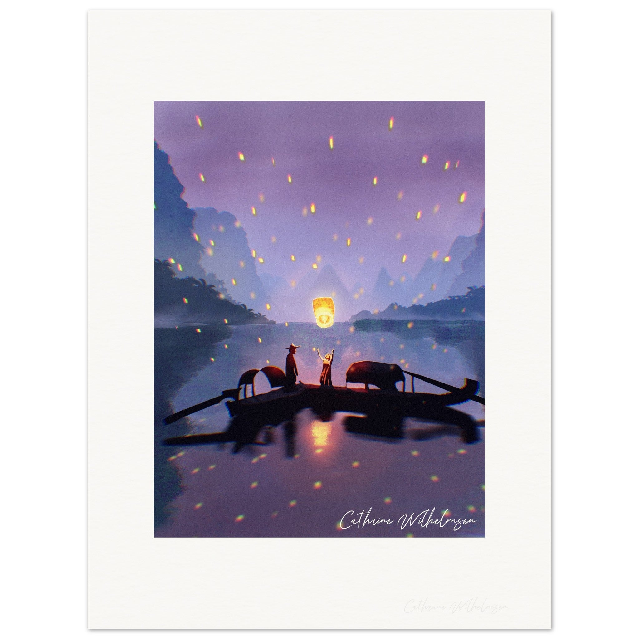 Lanterns for the Unwritten - Kunsttrykk uten ramme - PlanetC