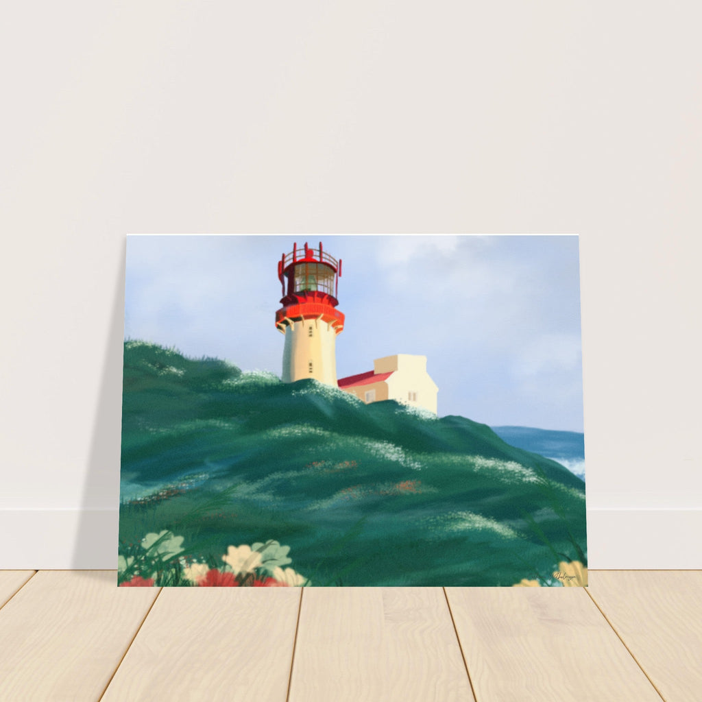 Norwegian Lighthouse - Art print på aluminium - PlanetC