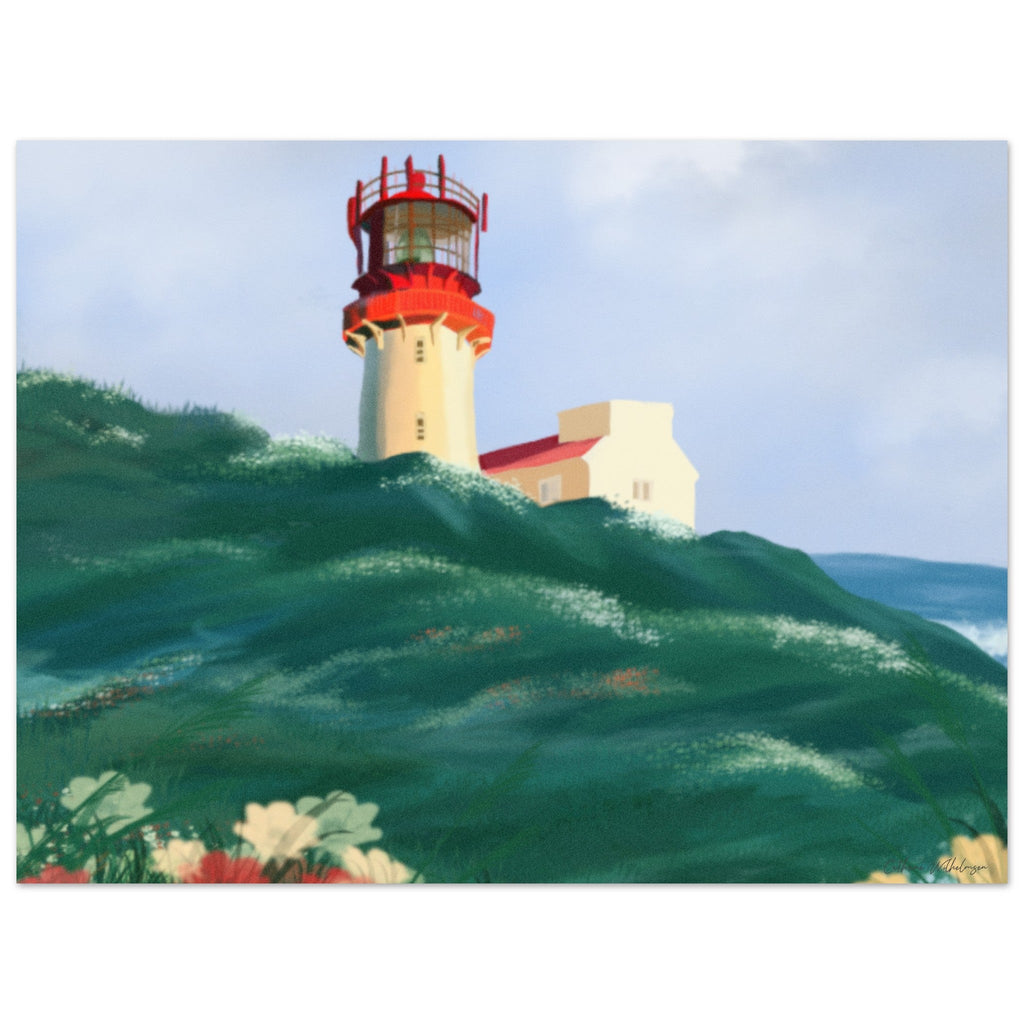 Norwegian Lighthouse - Art print på aluminium - PlanetC