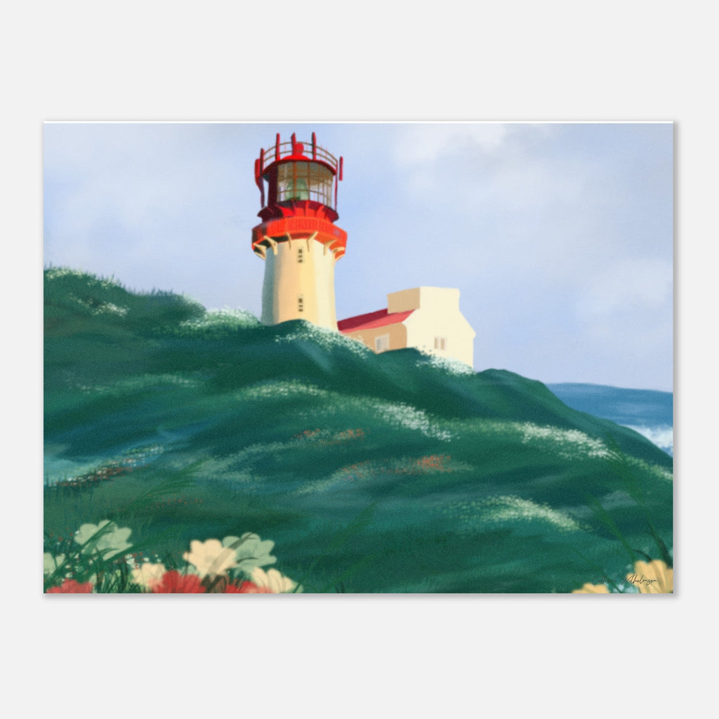 Norwegian Lighthouse - Art print på aluminium - PlanetC
