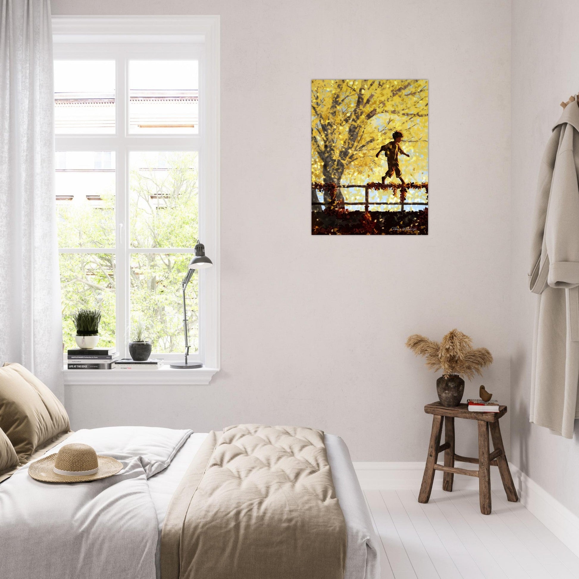 October - Kunsttrykk på aluminium - PlanetC